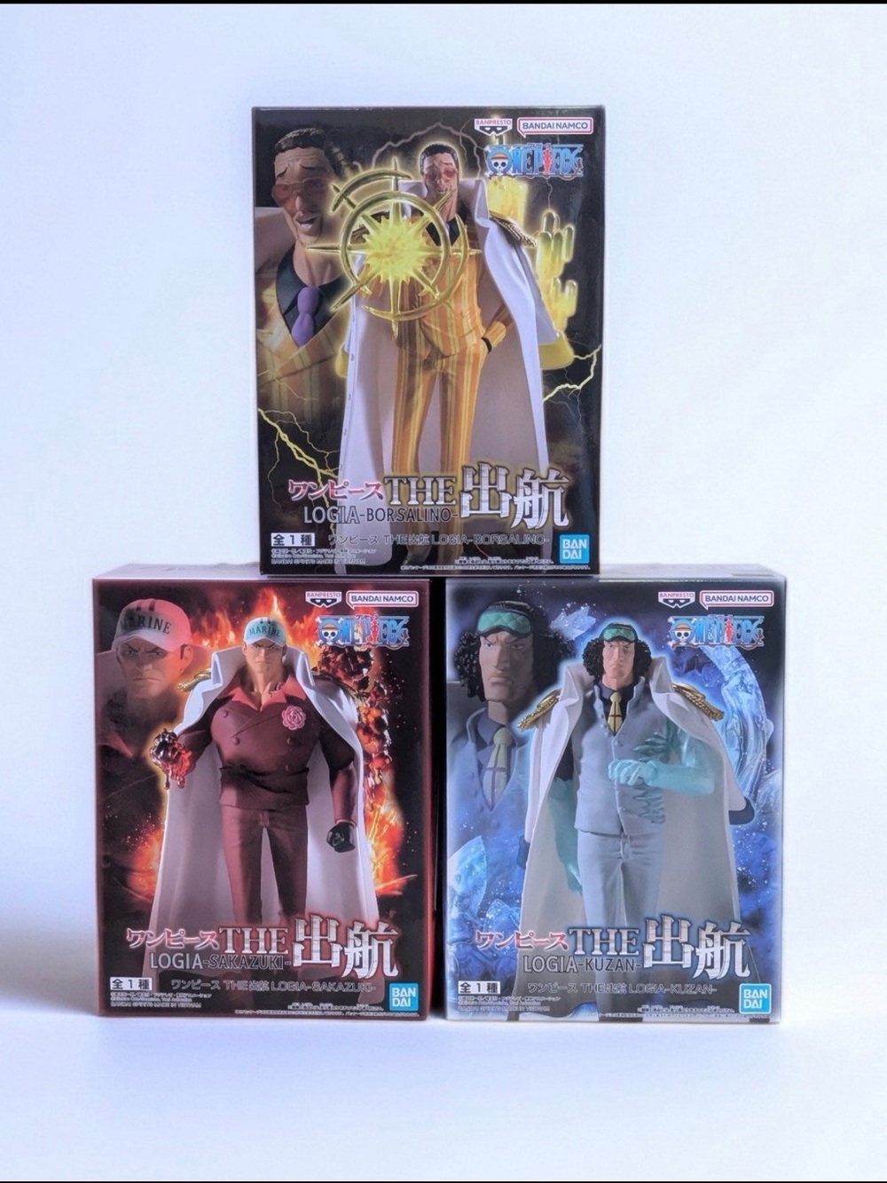 Bandai Namco One Piece Logia Series of Admirals Action Figures